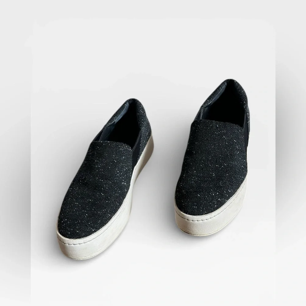 Vince Warren Platform Slip On Sneaker Navy